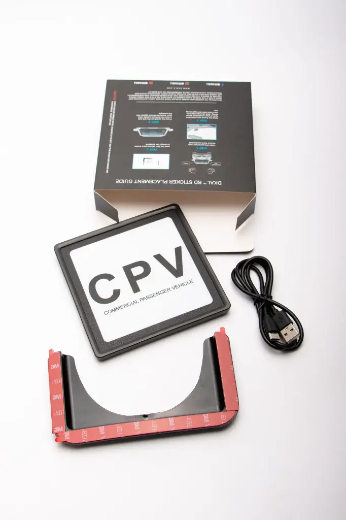 Commercial Passenger Vehicles Led Rechargeable Sign